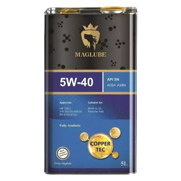 روغن موتور مگلوب کوپر تک 5W40 SN