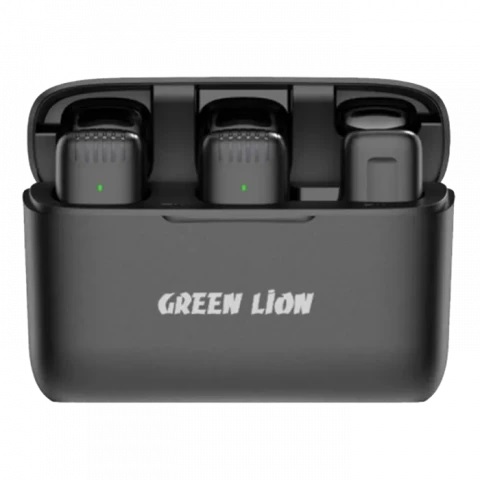 میکروفن یقه‌ای Green Lion مدل GN2WMICLGBK - لایتنینگ