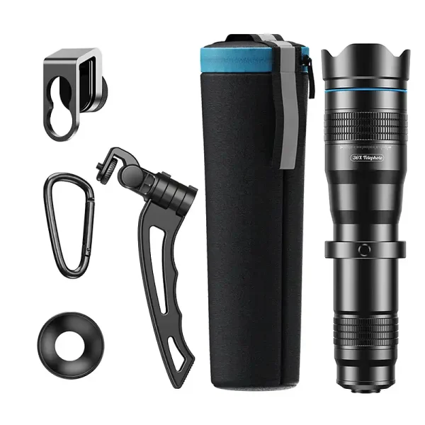 لنز تله فوتو اتصال به گوشی Apexel 36X - Image 5