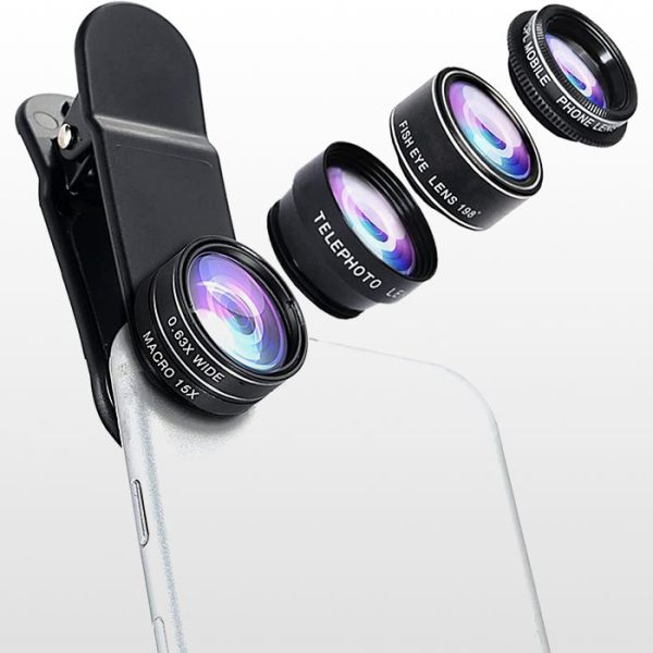 کیت لنز موبایل 5تایی ایبولو / IBOOLO 5-in-1 Lens Kit