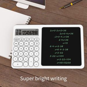 تبلت ماشین حسابی KIPOP 10 Digit Calculator with Writing Tablet