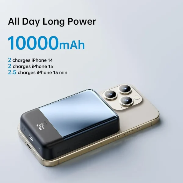 پاوربانک وایرلس مگنتی 30 وات 10000 مک دودو مدل MC-539