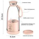 مخلوط کن قابل حمل مدل Fresh Juice Bottle Blender F500 با ظرفیت 500ML - Image 2