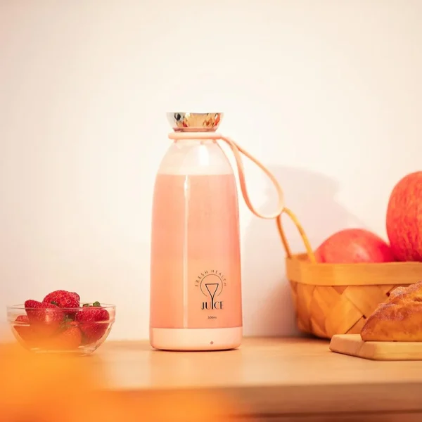 مخلوط کن قابل حمل مدل Fresh Juice Bottle Blender F500 با ظرفیت 500ML - Image 6