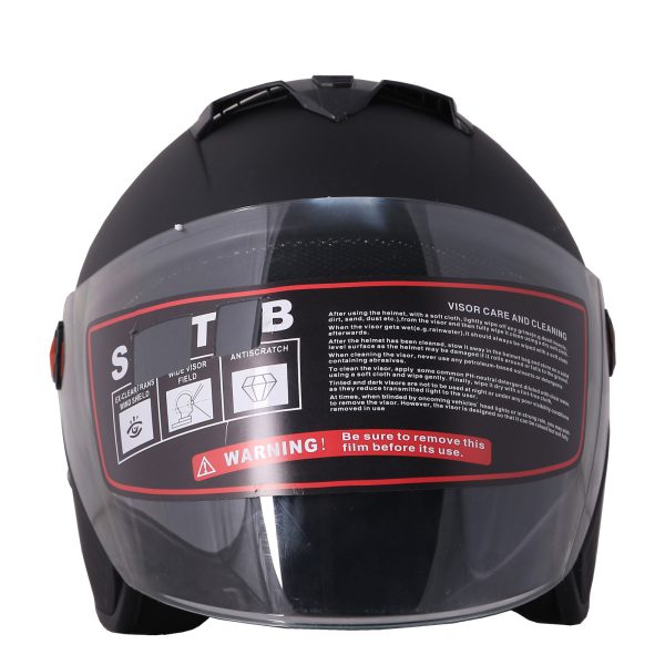 کلاه کاسکت بدون فک برند tsp مدل mb-31 مشکی براق