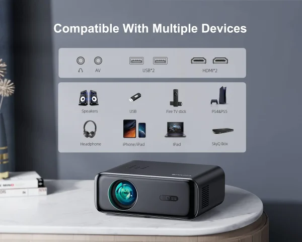 ویدیو پروژکتور یابر مدل yaber v9 pro
