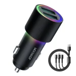 شارژر فندکی دو پورت جویروم مدل Joyroom JR-CL10 Mini Car Charger 24W