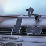 هولدر خودرو و شارژر وایرلس برند لولو مدل LVLLWCBK