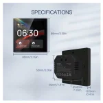 تاچ پنل و کنترلر مرکزی هوشمند MOES مدل WIFI+ZIGBEE