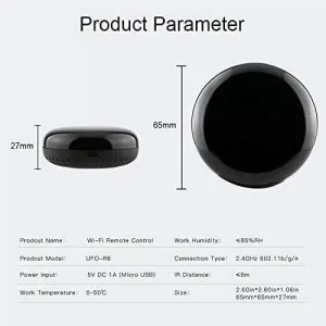 ریموت کنترل IR هوشمند MOES مدل UFO-R6