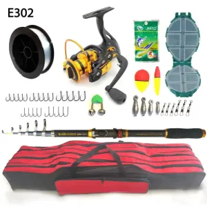 ست لوازم ماهیگیری کد E302