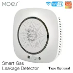 سنسور تشخیص نشت گاز هوشمند MOES مدل WSS-GL