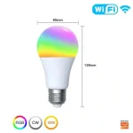 لامپ RGB-10W هوشمند MOES مدل E27