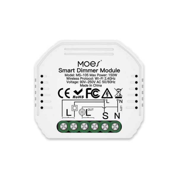ماژول دیمر تک کانال هوشمند MOES مدل ۱۵۰W