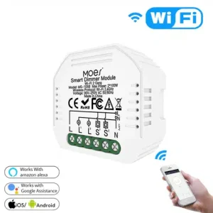 ماژول دیمر دو کانال هوشمند MOES مدل ۱۰۰W*2