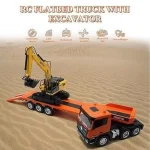 ماشین بازی کنترلی هوینا تریلر و بیل مکانیکی دوعددی - Image 3