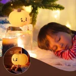 چراغ خواب شارژی طرح کدو حلوایی