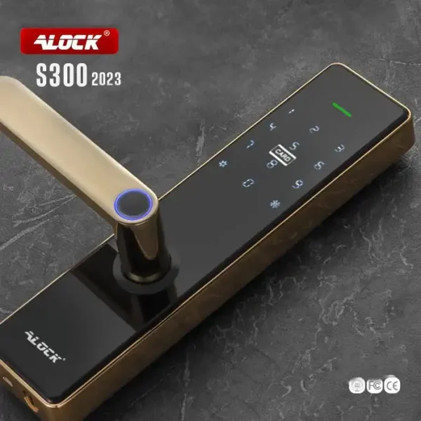 دستگیره هوشمند ALOCK مدل S300 2023 Gold