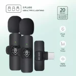 میکروفون یقه ای گرین لاین مدل 3 در 1 Green Lion 3in1 wireless