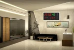 ساعت دیجیتال دیواری چند منظوره 22*48 سانت مدل SGM