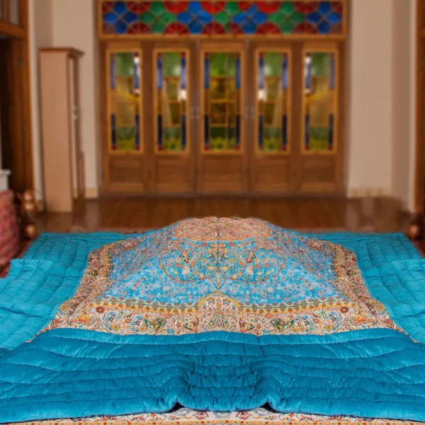 لحاف کرسی دست دوز ترمه طرح افشار