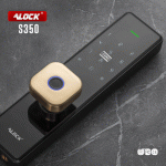 دستگیره هوشمند ALOCK اثر انگشتی مدل S350 Gold