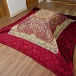 لحاف کرسی دست دوز ترمه طرح افشار