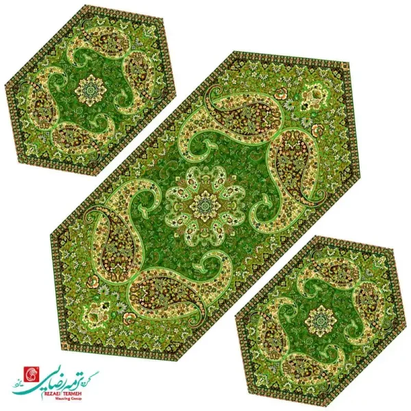 رومیزی جلو مبلی ترمه طرح سپند