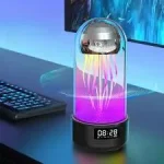 چراغ خواب عروس دریایی اسپیکر دار و ساعت دار Jellyfish - Image 2
