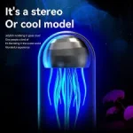 چراغ خواب عروس دریایی اسپیکر دار و ساعت دار Jellyfish - Image 3