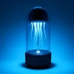 چراغ خواب عروس دریایی اسپیکر دار و ساعت دار Jellyfish - Image 4