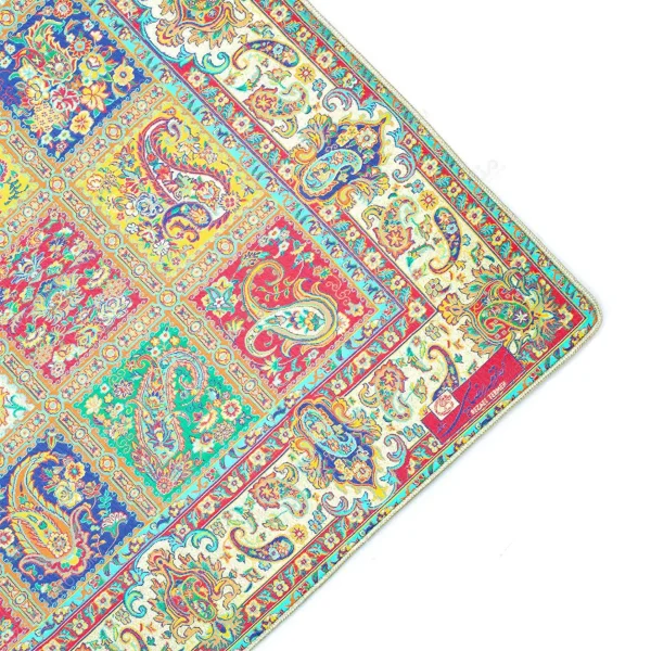 رومیزی ترمه مربع طرح پارسیان