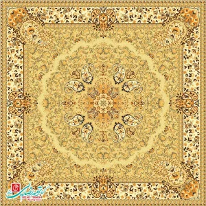 رومیزی ترمه مربع طرح هامون