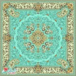 رومیزی ترمه مربع طرح هامون