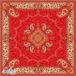 رومیزی ترمه مربع طرح هامون