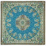 رومیزی ترمه شیک طرح مربع سپهر
