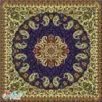 رومیزی ترمه شیک طرح مربع سپهر - Image 10