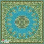 رومیزی ترمه شیک طرح مربع سپهر