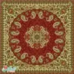 رومیزی ترمه شیک طرح مربع سپهر