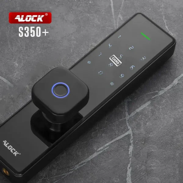 قفل اثر انگشتی دیجیتال آنلاین ALOCK مدل S350+ Black