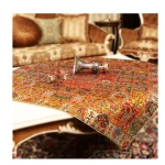 رومیزی مربع ترمه طرح وصال کد 844