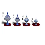 شکلات خوری مسی مدل میناکاری
