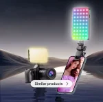 نور RGB شارژی D10S با باتری 3000 میلی آمپری - Image 2
