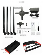 هولوگرام فن سه‌بعدی مدل JC-HGF650P