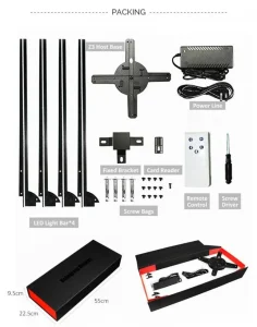 هولوگرام فن سه‌بعدی مدل JC-HGF650P
