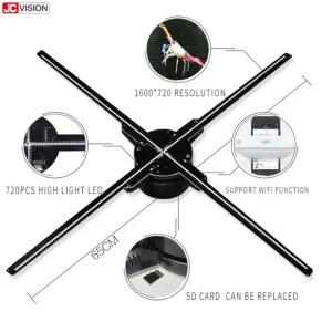 هولوگرام فن سه‌بعدی مدل JC-HGF650P