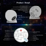 پروژکتور کهکشانی دیسک خور بلوتوث دار مدل BL-YHX06