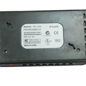 سوییچ 8 پورت D-Link مدل DES-1008D (کارکرده)