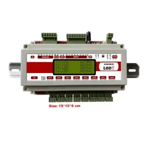 کنترل پیامکی ریموتی 8 کاناله تایمردار با نمایشگر LG8856L