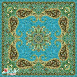 رومیزی ترمه مربع طرح سپند